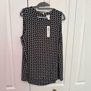 Chicos, tank top chiffon layers